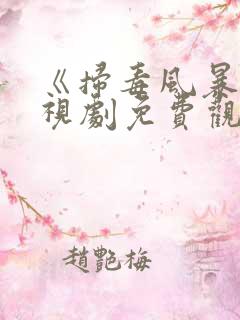 《扫毒风暴》电视剧免费观看完整版
