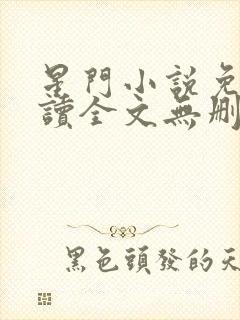星门小说免费阅读全文无删减