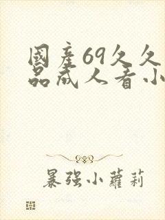 国产69久久精品成人看小说