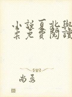 小说夏北与许馨柔免费阅读