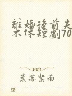 离婚后前夫纠缠不休短剧70集
