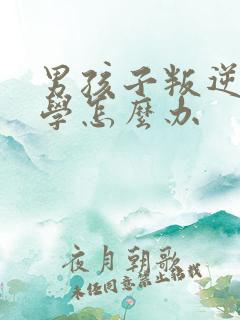 男孩子叛逆期厌学怎么办