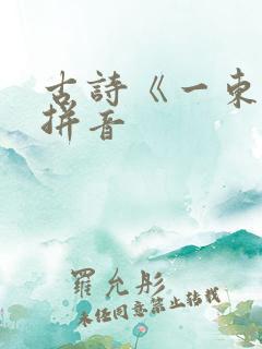 古诗《一东》带拼音