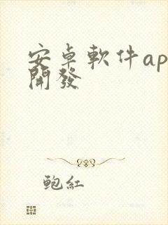 安卓软件app开发