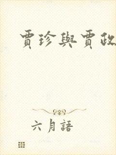 贾珍与贾政关系