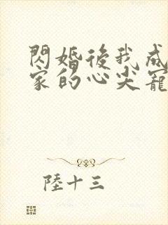 闪婚后我成了全家的心尖宠全集