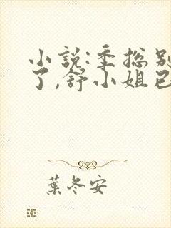 小说:季总别虐了,舒小姐已嫁人