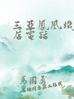三亚凤凰机场酒店电话