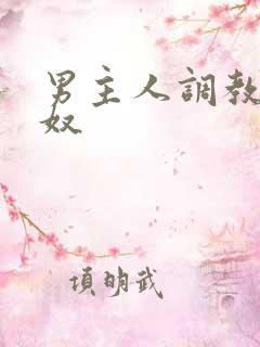 男主人调教男性奴