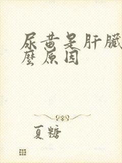 尿黄是肝脏出什么原因