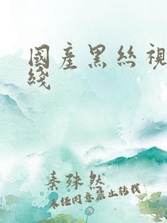 国产黑丝视频在线
