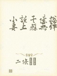 小说千亿总裁宠妻上瘾无弹窗