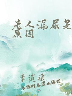 老人漏尿是什么原因