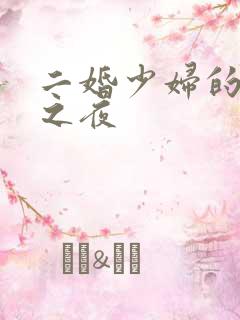 二婚少妇的新婚之夜
