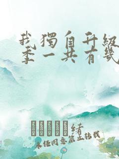 我独自升级第二季一共有几集