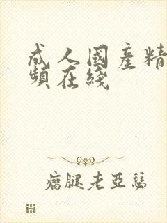 成人国产精品视频在线