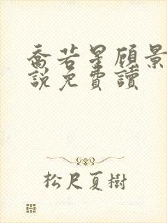 乔若星顾景琰小说免费读