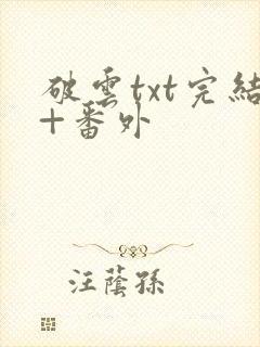 破云txt完结+番外
