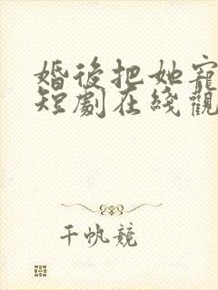 婚后把她宠上天短剧在线观看