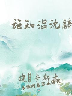 施知温沈辞小说