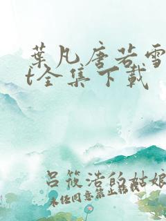 叶凡唐若雪txt全集下载