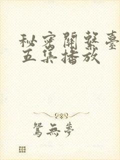 秘密关系台剧第五集播放