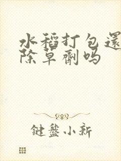 水稻打包还能打除草剂吗