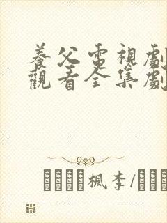 养父电视剧免费观看全集剧情
