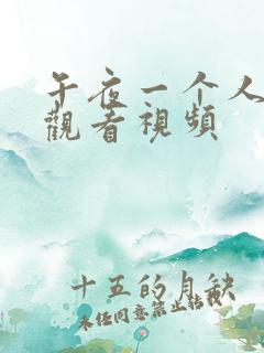 午夜一个人在线观看视频