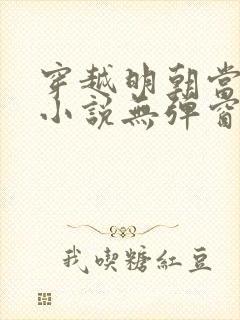 穿越明朝当皇帝小说无弹窗