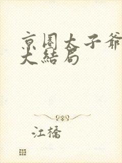 京圈太子爷短剧大结局