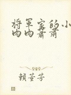 将军家的小娘子肉肉萧肃
