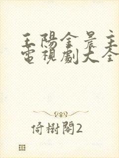 王阳金晨主演的电视剧大全