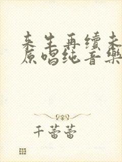 来生再续未了情原唱纯音乐