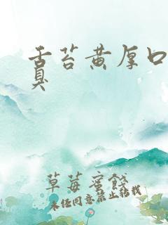 舌苔黄厚口苦口臭