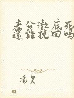 老公彻底死心了还能挽回吗