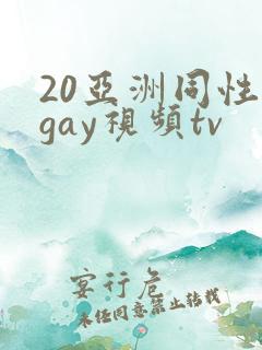 20亚洲同性恋gay视频tv