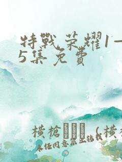 特战荣耀1—45集免费
