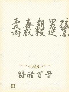 青春期男孩沉迷游戏叛逆怎么管教