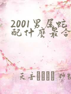 2001男属蛇配什么最合适