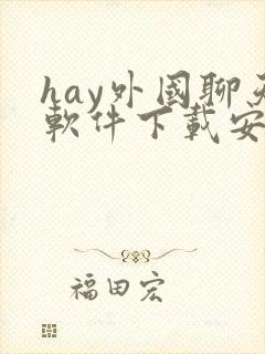 hay外国聊天软件下载安卓