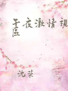 午夜激情视频一区