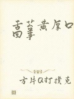 舌苔黄厚口臭咋回事