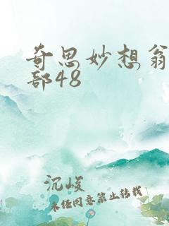 奇思妙想翁十三部48