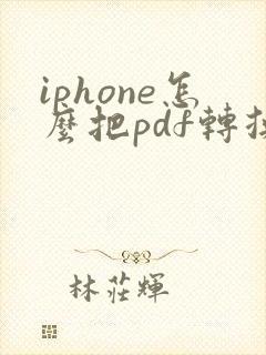 iphone怎么把pdf转换成word