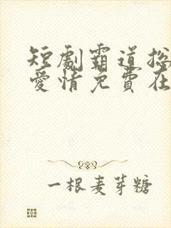 短剧霸道总裁的爱情免费在线观看