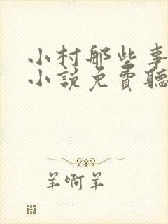 小村那些事有声小说免费听