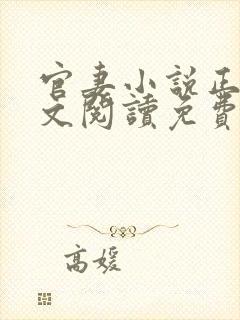 官妻小说正版全文阅读免费