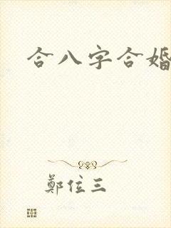 合八字合婚姻