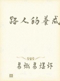 路人的养成方法